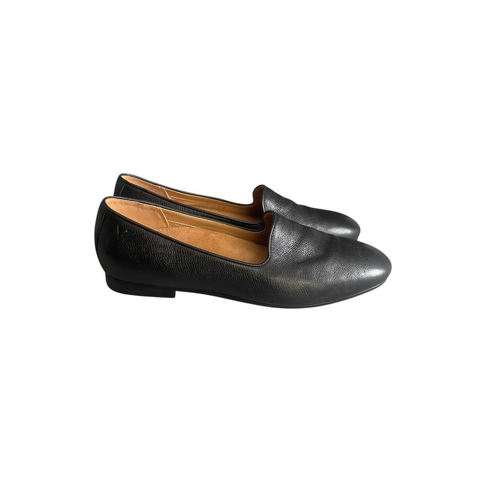 Vionic Women’s Willa II Black Leather Slip On Loafers Size-8.5